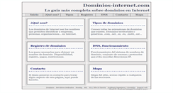 Desktop Screenshot of dominios-internet.com