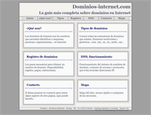 Tablet Screenshot of dominios-internet.com